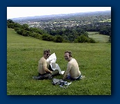 Philip and Andrew plotting bearings!