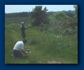 Steve and Bill (foreground); Geoff and Robert (background)