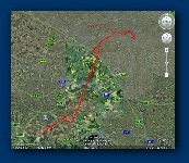 Geoffrey's GPS track