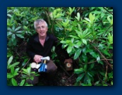 Philip refreshed by a welcome shower models the Tx D  clock cover.